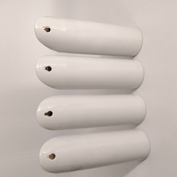 Vintage White Ceramic Spice Jars - Picture 3 of 3